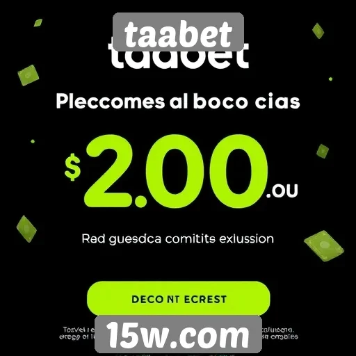 Taabet oferece promoções atrativas para novos usuários